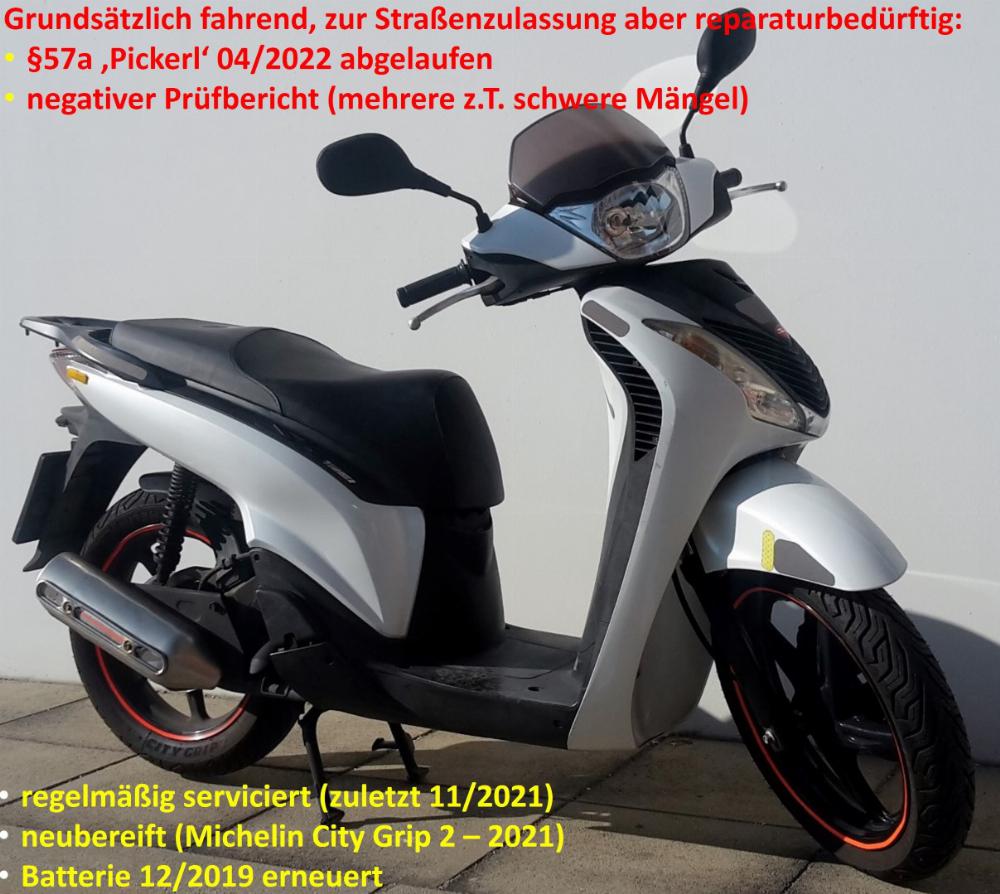 Motorrad verkaufen Honda SH125i Sport Ankauf